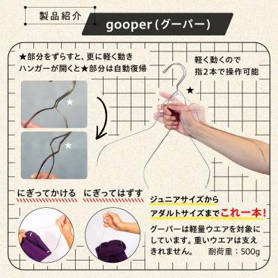 ふるさと納税 可児市 ステンレスハンガー「gooper(グーパー)」　 |  | 01