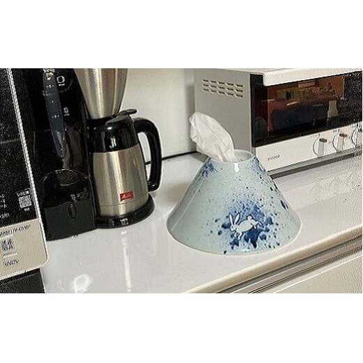 瑞峯窯 有田焼 月兎 ティッシュディスペンサー（ティッシュケース）原重製陶所 A30-293_イメージ2