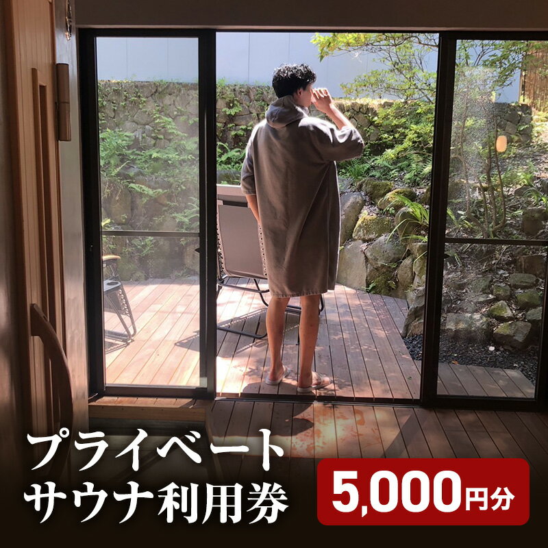 【ふるさと納税】水玉saunaサウナチケット5000円分 サウナ リラックス かき氷 スイーツ 長野県 上田市 信州 サ活 プライベートサウナ 体験