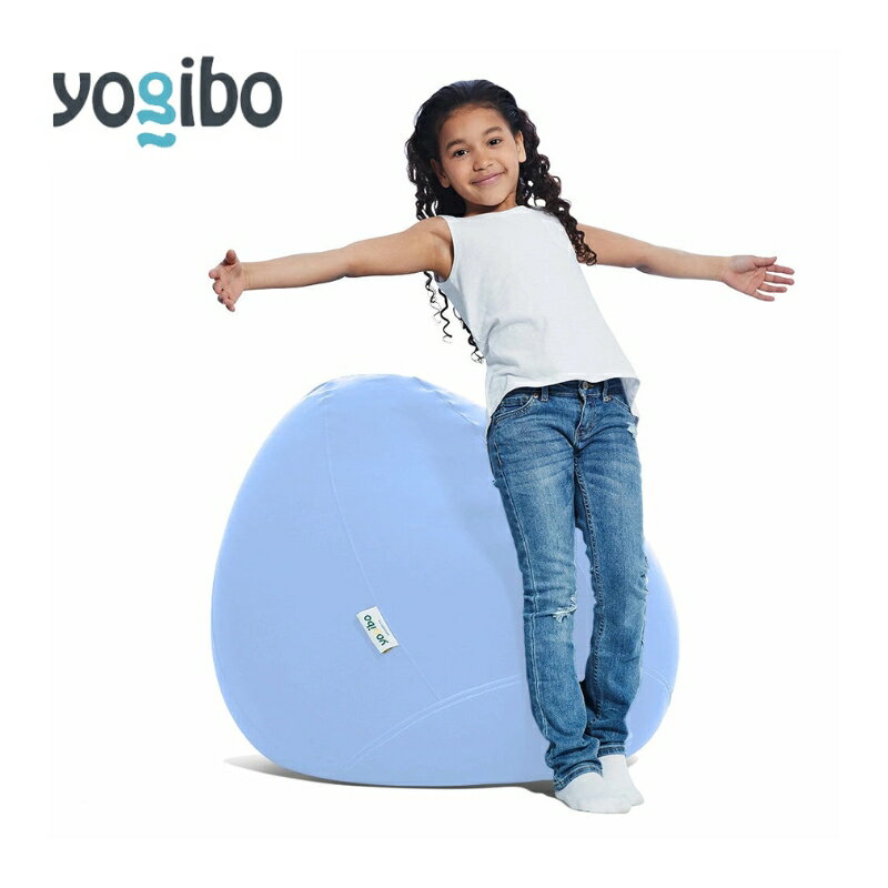 【ふるさと納税】Yogibo Drop ペールブルー 青 ヨギボー ヨギボードロップ ビーズクッション クッション ビーズ 家具 インテリア ソファ ソファー ビーズチェア 持ち運び 大阪 大阪府 岸和田市　　お届け：入金確認後、約1ヶ月～2か月お時間を頂く場合があります