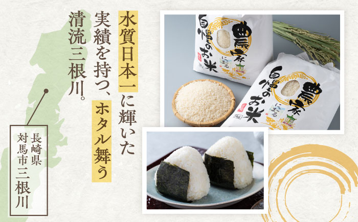 【令和5年産】【全6回定期便】特A 対馬産 にこまる 5kg×2「ほたる舞う三根川の米」 《対馬市》【永留しいたけ農園】 米 お米 ご飯 ごはん 白米 10kg 10キロ 産地直送 ランキング 送料無