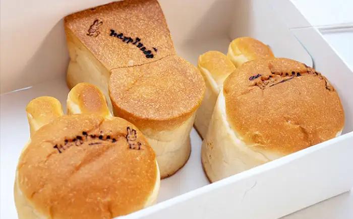 パン ちびうさ食パン＆古墳食パンセット 計3個 BLAH002