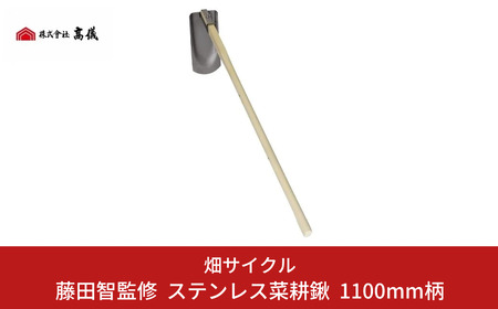 藤田智監修 ステンレス菜耕鍬 クワ 鍬 農機具 畑仕事 畑 農園 農業 農業用品 【022S006】