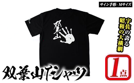 双葉山TシャツB サイン手形・M (1点) シャツ 服 スポーツ トップス 黒【115600701】【SFPコンサルティング】