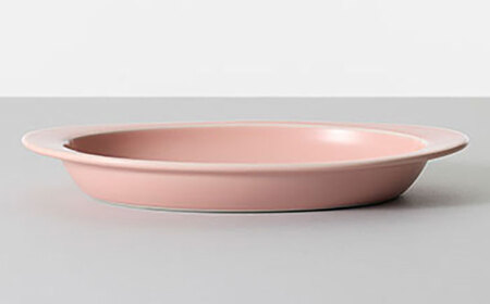 【波佐見焼 マルヒロ】HASAMI SEASON 01 オーバルプレートセット（4点）ピーチ×アイスグリーン[EB206]