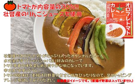 ≪ご当地レトルトカレー≫りんご・トマトカレーセット5箱（りんご3箱、トマト2箱） 【 ふるさと納税 人気 おすすめ ランキング 北海道 壮瞥 りんご リンゴ 林檎 とまと トマト カレー レトルト 贈