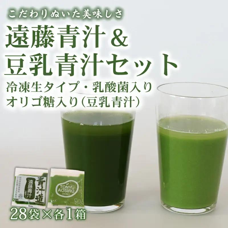 遠藤青汁と豆乳青汁 【生】 冷凍 計5.6kg(100g×56袋) AO048