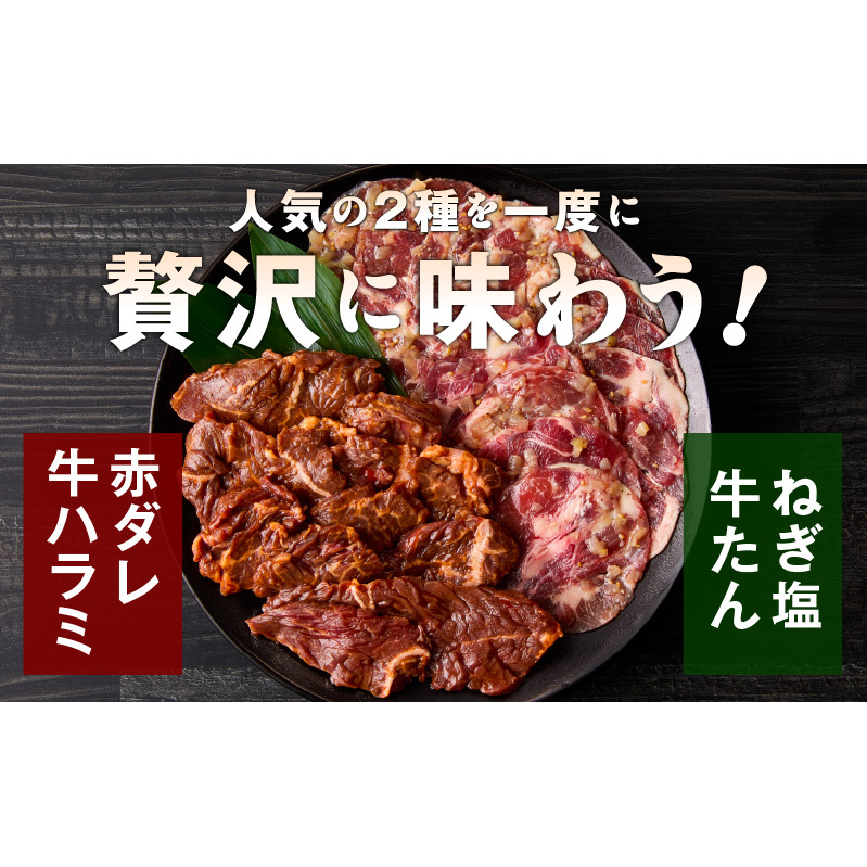 牛タン＆牛ハラミ 総量 2.5kg 焼肉セット【成型牛たん ハラミ 牛肉 焼肉用 薄切り 訳あり サイズ不揃い】 099H3155_イメージ2