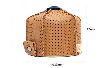 Sobagni　OD缶カバー（250缶用）【アウトドア キャンプ BBQ】 ブラウン