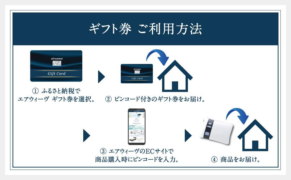 エアウィーヴ　ギフト券　（2万円券）【エアウィーヴオンラインストアで使える】[ エアウィーブ 寝具 人気 おすすめ 割引 チケット クーポン ギフト 商品券 優待券 プレゼント ]