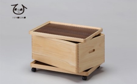 収納 ボックス オープン 1段 キャスター 付 Cセット 家具 家具