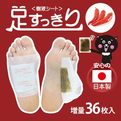 ふるさと納税 海南市 《樹液シート》足すっきり　36枚入増量タイプ(唐辛子) |  | 01