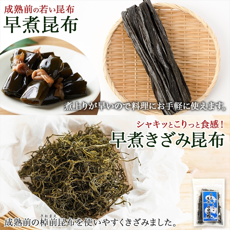 北海道産 昆布 早煮昆布 250g×2袋 早煮きざみ昆布 50g×3袋 計650g 釧路 こんぶ おでん きざみ昆布 おかず コンブ 煮物 海藻 詰め合わせ 早煮 保存食 乾物 お取り寄せ 送料無料_