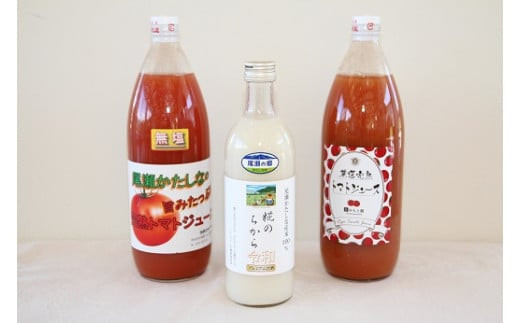 
片品村産　甘酒1本 ＆ トマトジュース（大）（有塩）2本
