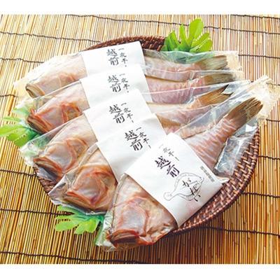 ふるさと納税 越前町 【創業60年以上】無添加干物干し赤かれい特大5尾(1尾×5P)