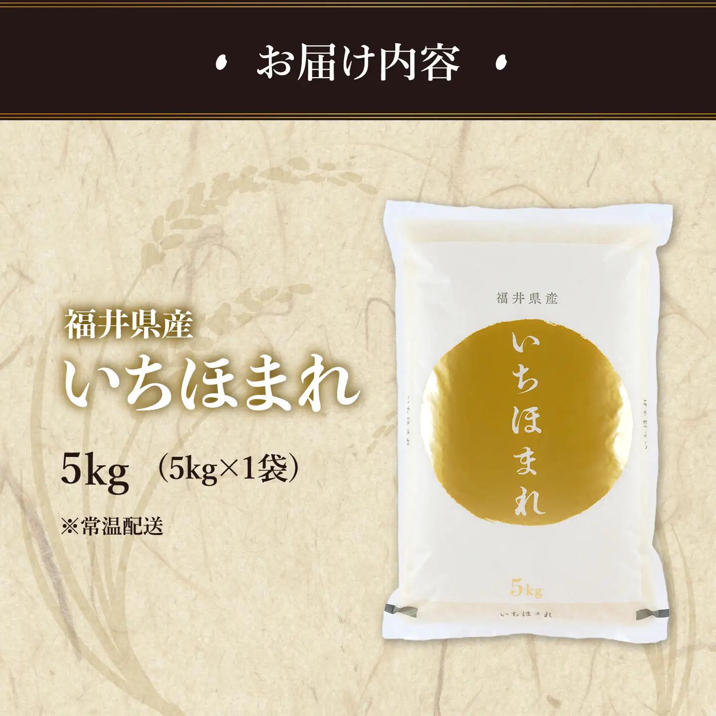 【寄付額見直し】令和7年産 いちほまれ 5kg（5kg × 1袋）お米 ごはん
