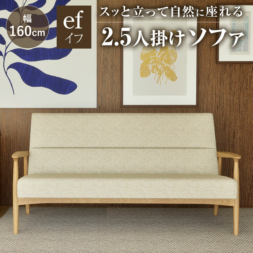 【ふるさと納税】イフ 2.5人掛けソファ コンパクトソファ ソファー 家具 インテリア 長崎県 長崎市