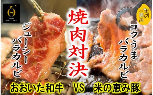 
おおいた和牛と米の恵み豚のスタミナ焼肉対決/計1kg_1216R
