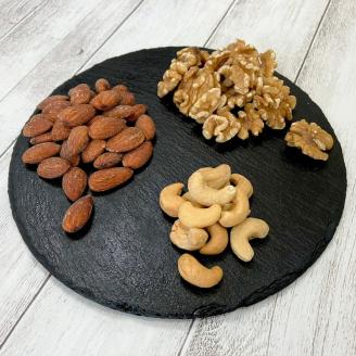 アーモンド多めの3種の無塩ミックスナッツ 1.4kg(700g×2袋) 無塩 素焼き チャック付き 健康 美容 直火焙煎 煎りたて うさぎや くるみ アーモンド カシューナッツ