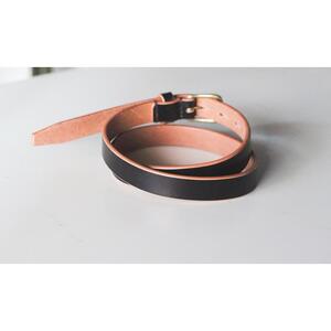 【minca】細幅20mmベルト/32インチ  栃木レザーの希少な「ハーネスレザー」使用の贅沢な1枚革のレザーベルト/ブラック/HL-B04/BLACK　731【小物 ファッション 人気 おすすめ 】