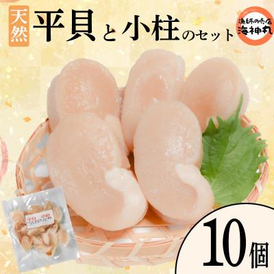ふるさと納税 南知多町 平貝と小柱のセット 平貝10個 小柱1袋