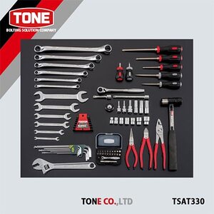 TONE　TSAT330ツールセット(レッド)【1407627】