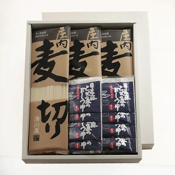 庄内麦切り　6把箱入（180g×6把）【清川屋】