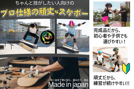 スケートボード 完成品 8.25" 初心者から上級者向け カナディアンメープル Tツール 工具付き WalnutSkate スケボー コンプリート 組み立て済み ストリート パーク トリック用 初心者