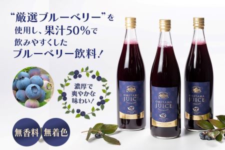 果汁50％ブルーベリー飲料3本セット ブルーベリー ブルーベリー飲料 フルーツ 果物 フルーツジュース ジュース ビタミンE アントシアニン 栄養 目にいい 健康 美容 瞳の健康 ギフト 贈り物 茨城