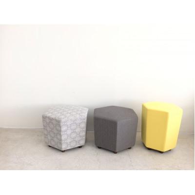 ふるさと納税 大川市 Ricca stool M:【雪結晶色×ライトグレー/高さ45cm】 |  | 02