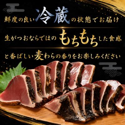 ふるさと納税 佐川町 宮地鮮魚店 かつおのたたき 麦藁焼 【冷蔵】(約600〜700g) 5〜6ヶ月程度で発送 |  | 01