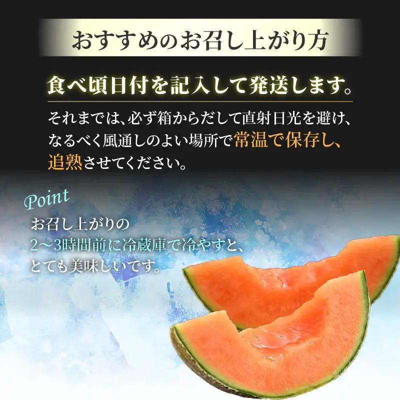 【先行予約】佐藤農園のマルセイユメロン 約3kg前後《秀品》(2～3玉入）深みのある甘さ とろける濃厚な赤肉！農家直送 有機肥料 低農薬 ※2027年5月下旬～6月末の間に順次発送 [aw069-a0