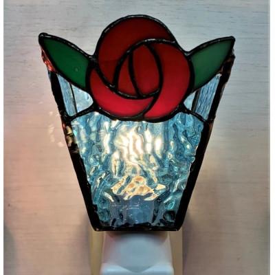 ふるさと納税 大村市 おやすみランプ【バラ　赤】5W電球付き |  | 02