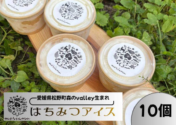 
            はちみつアイス10個 森の国valley生まれmoriamu 厳選素材で作る贅沢デザート ｜ はちみつ 蜂蜜 ハニー スイーツ デザート アイスクリーム ジェラート 人気 ギフト 贈答用 冷凍 ふるさと納税 愛媛県 松野町 ※北海道・沖縄・離島への配送不可
          