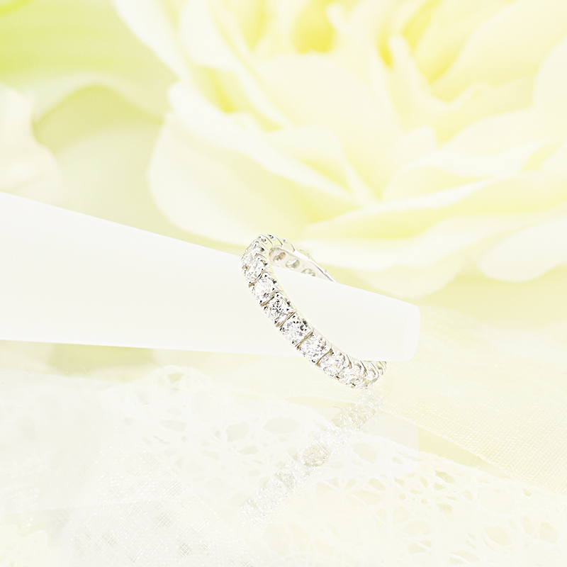 Pt950　1.50ct　エーデル　ダイヤモンド　フルエタニティリング-R0100