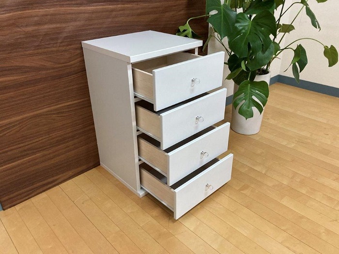 43.5チェストキャンディ4段（全6色）【諸富家具】：B650-007_イメージ3
