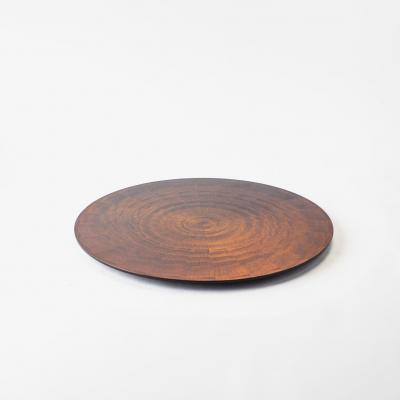 ふるさと納税 徳島市 PL-02RAYS PLATE Round M 漆【DR051】