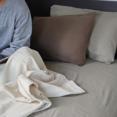 ふるさと納税 泉佐野市 【tissudecoton/ダブルガーゼ】SGフラットシーツ&ピローケース(オリーブ) G1962 |  | 01