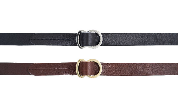 【二宮五郎商店】「あな」がないベルト 【ブラック】