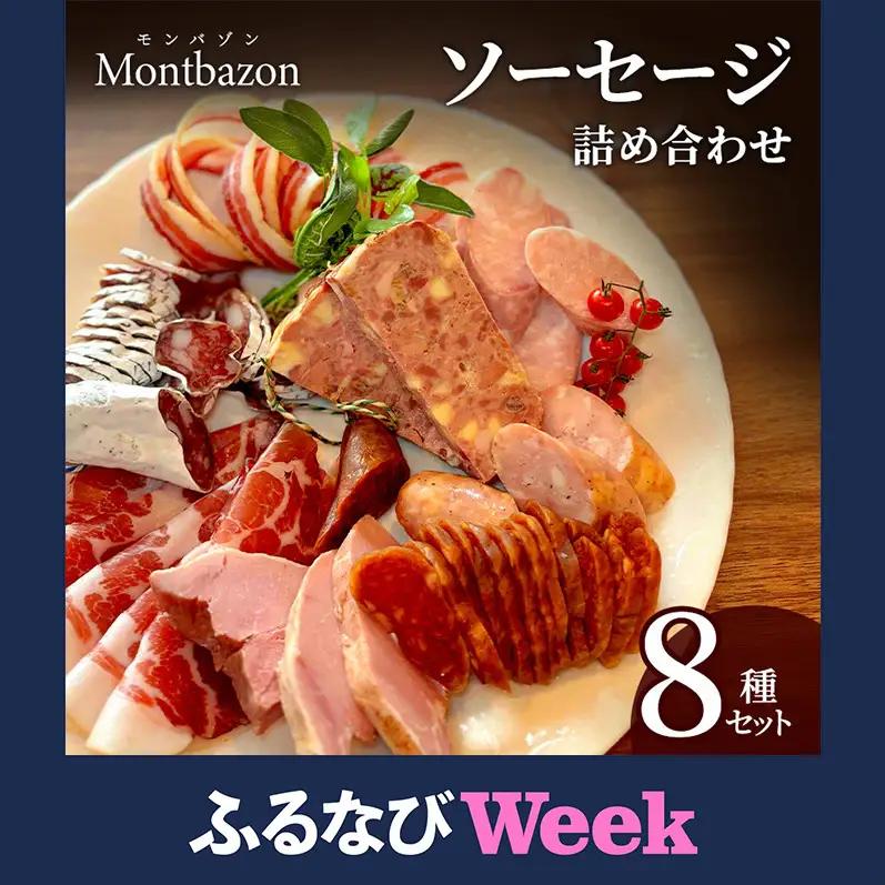 【ふるなびWEEK対象】ソーセージ 詰め合わせ バロック シャルキュトリー 8種 セット ウィンナー ウインナー 白カビサラミ 白カビ サラミ パテ ハム ギフト 肉 お肉 豚肉 豚 愛知県 日進市