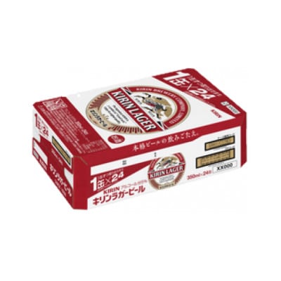名古屋工場産 キリン ラガービール 350ml 24本  ( 1ケース )〈お酒・ビール〉【1420713】