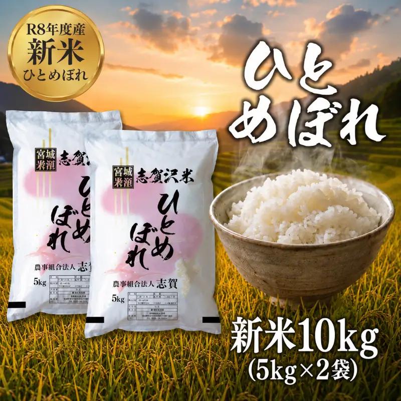 新米 令和8年産 ひとめぼれ 10kg  精米