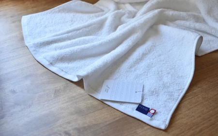 factory towel bath　今治タオル認定バスタオル 2枚セット ホワイト