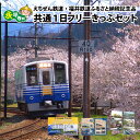 【ふるさと納税】「えちぜん鉄道・福井鉄道ふるさと納税記念品共通1日フリーきっぷ」セット / 永平寺町 えち鉄 福鉄 電車 切符 グッズ