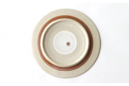 【美濃焼】椿 20cmリムプレート【ふくべ窯】【TOKI MINOYAKI返礼品】≪土岐市≫ かわいい おしゃれ 花 絵付け 手仕事 皿 食器 ケーキ デザート 美濃焼 取り皿 セット 小皿 ケーキ皿