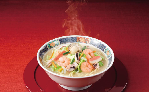 【全6回定期便】長崎海鮮具入り ちゃんぽん・皿うどん5食×6回 連続お届けコース チャンポン 麺類 麺 揚げ麺 中華 具材付き 具付き 長崎 ちゃんぽん 長崎ちゃんぽん