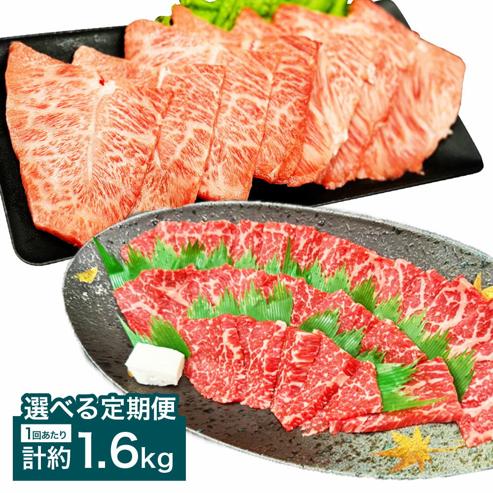 【ふるさと納税】＜選べる定期便＞【赤身VSミスジ食べ比べ！】おおいた和牛 赤身焼肉・ミスジ焼肉 セット 1回あたり計約1.6kg（約400g×4） 各2パック 1ヶ月毎 2回 3回 6回 和牛 牛肉 お肉 モモ ウデ みすじ 希少部位 焼き肉 冷凍 大分県産 国産 大分県 竹田市 送料無料