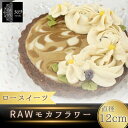 【ふるさと納税】 【ロースイーツ】RAWモカフラワー 直径 12cm〈ロースイーツ店 369miroku 和歌山県 紀美野町〉 《 レビューキャンペーン 実施中 ! 》/ ローケーキ スイーツ 健康 ダイエット ケーキ グルテンフリー ヴィーガン 低糖質 手作り プレゼント ギフト