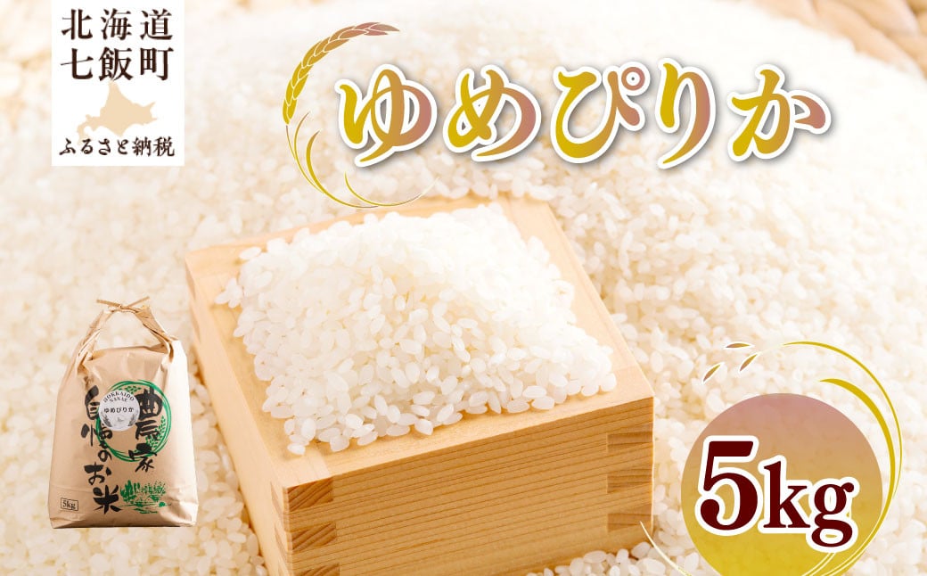 
            【2025年12月以降発送】 令和7年産 ゆめぴりか5kg 【ふるさと納税 人気 おすすめ ランキング ゆめぴりか 米 こめ 白米 精米 ごはん ご飯 北海道産 北海道 七飯町 送料無料】 NAZ014
          
