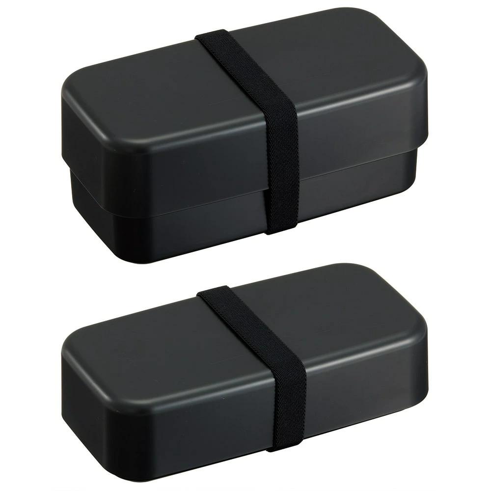 ランチボックス 環境に配慮したランチボックス 1L 2段 ブラック〈スケーター skater〉弁当箱 1000ml PLB10WSB 奈良県 奈良市 なら 6-304